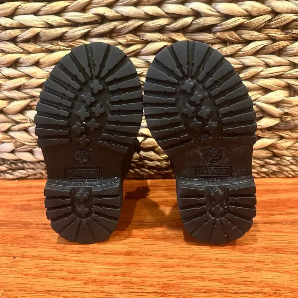 Black Timberland Boots sz 5 toddler
